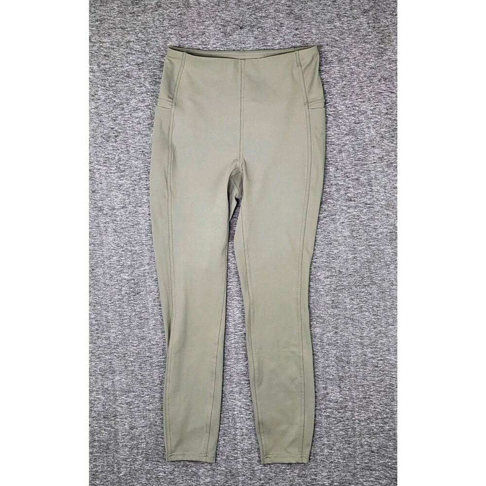 RBX New Womens Green High Waist Full Length Leggings Sz Small